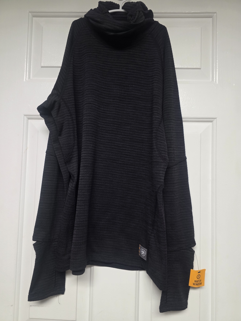 Ariat Black Ribbed Cowl Neck Women's Sweater